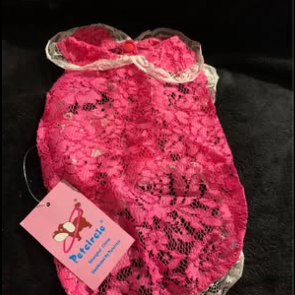 Dogoutfit Lace Dress . New size medium. Pet circle